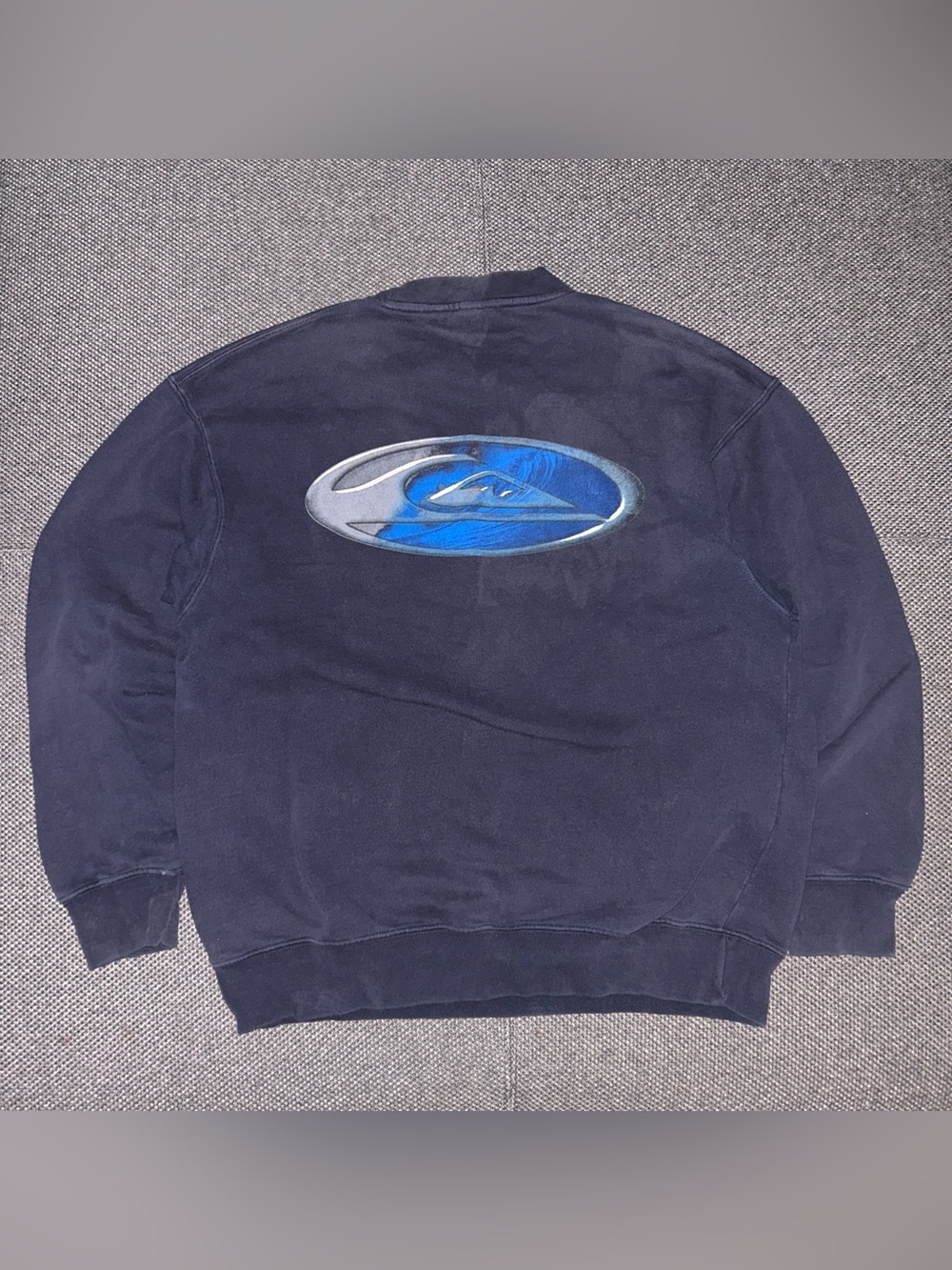 Vintage Quiksilver Faded Navy Crewneck Sweatshirt